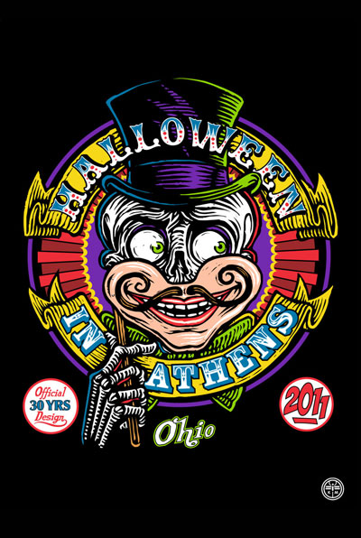 Halloween In Athens 2011 Logo Design
