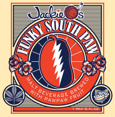 Jackie O\'s Funky South Paw Logo