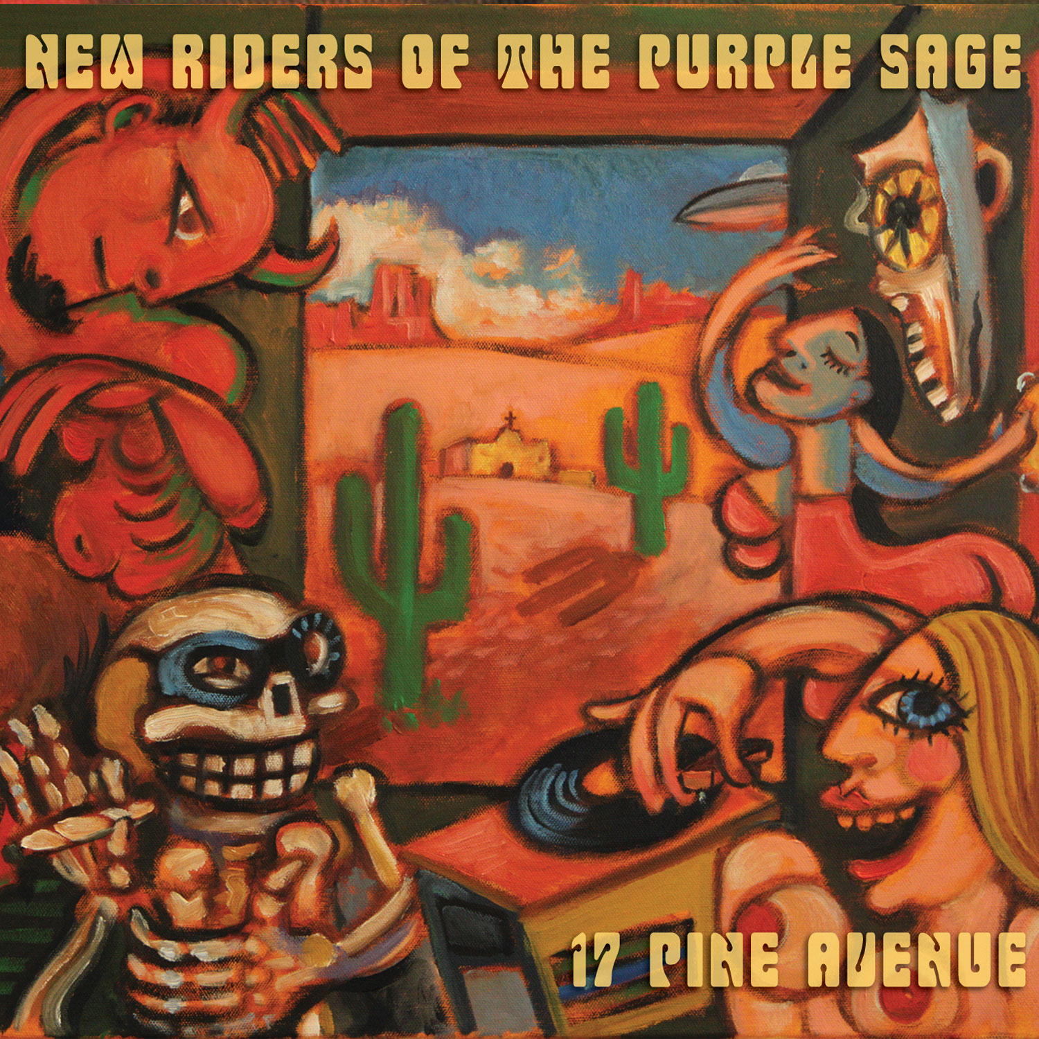 New Riders of the Purple Sage Album Cover - 17 Pine Ave.